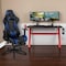 Flash Furniture Red Gaming Desk-Cup Holder/Reclining Chair Set BLN-X30RSG1030-BL-GG - alternate 1